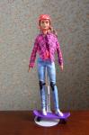 Mattel - Barbie - Made to Move - Skateboarder